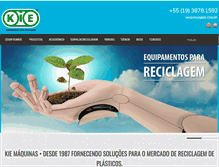Tablet Screenshot of kie.com.br